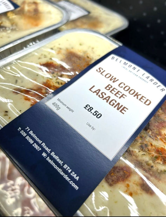 Slow cooked beef lasagne