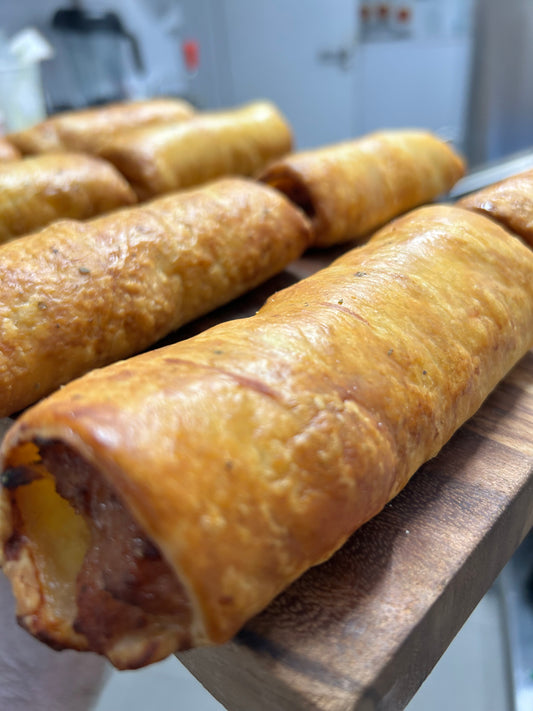 Pork & apple sausage roll